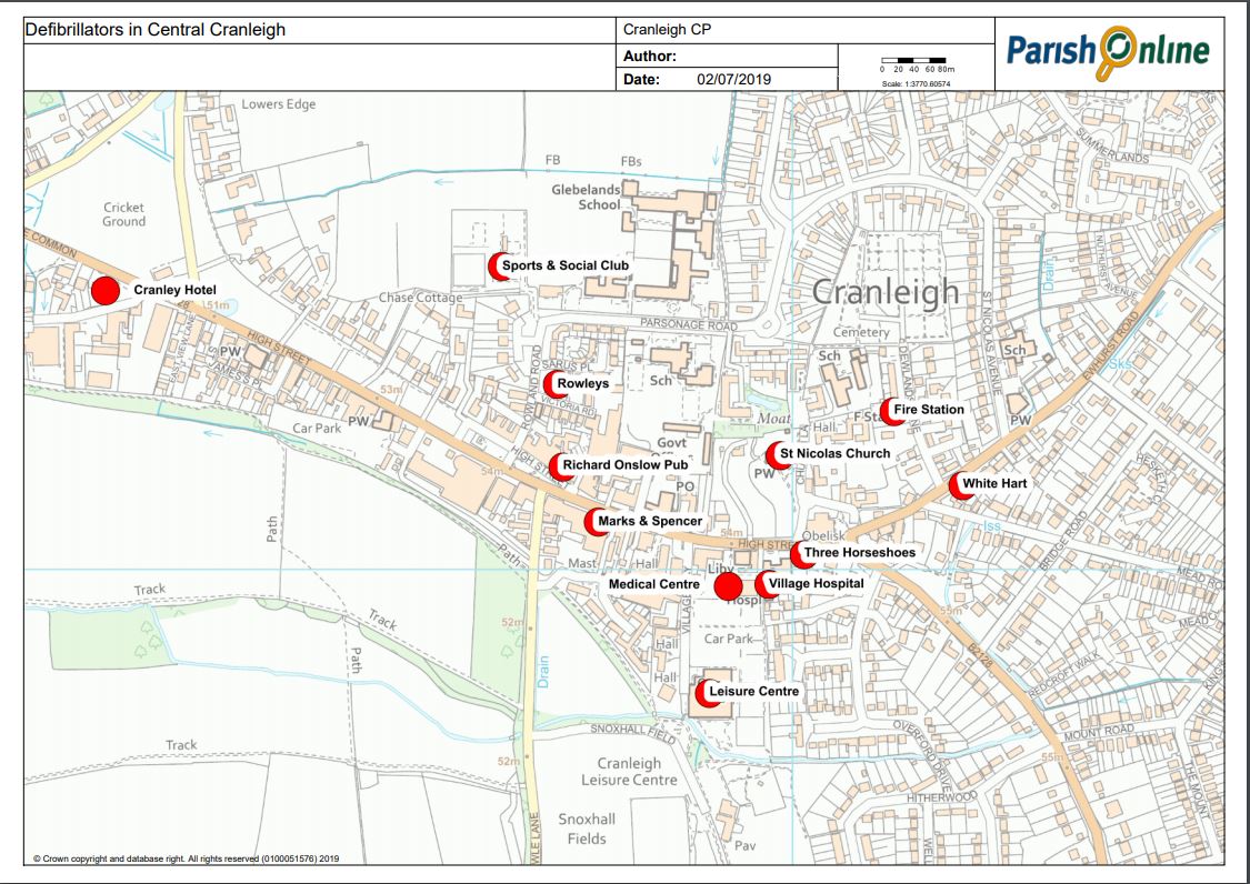 Defibrillator Locations